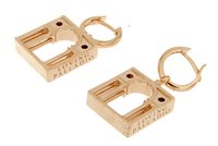 Orecchini Loving Palladio  3D in Argento ORR03 SERLIANA - ORR03 SERLIANA